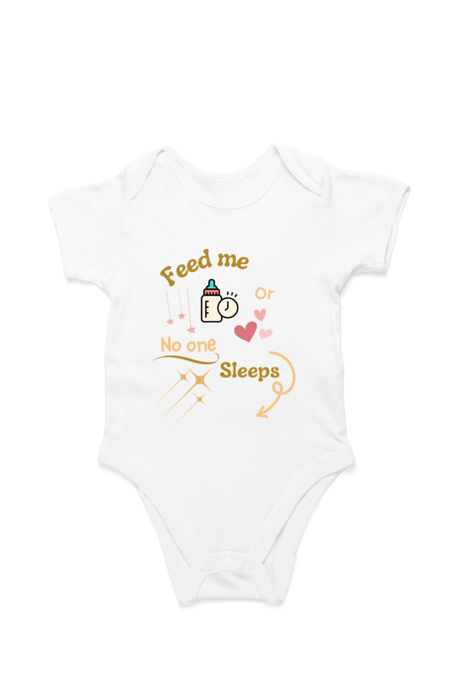 Cozy Little Snuggler Baby Rompe - Feed me