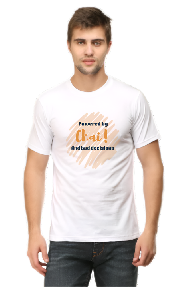 Men’s Round Neck Graphic T-Shirt – Chai Lovers - Powered by Chai