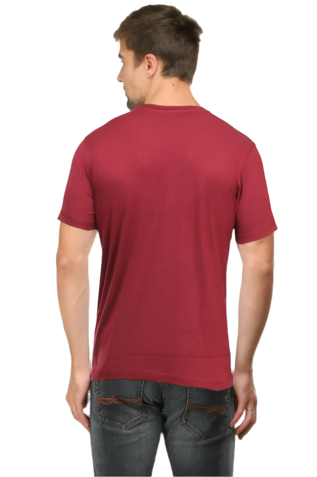 Men’s Round Neck Motivational T-Shirt – Wear Your Inspiration - First Step