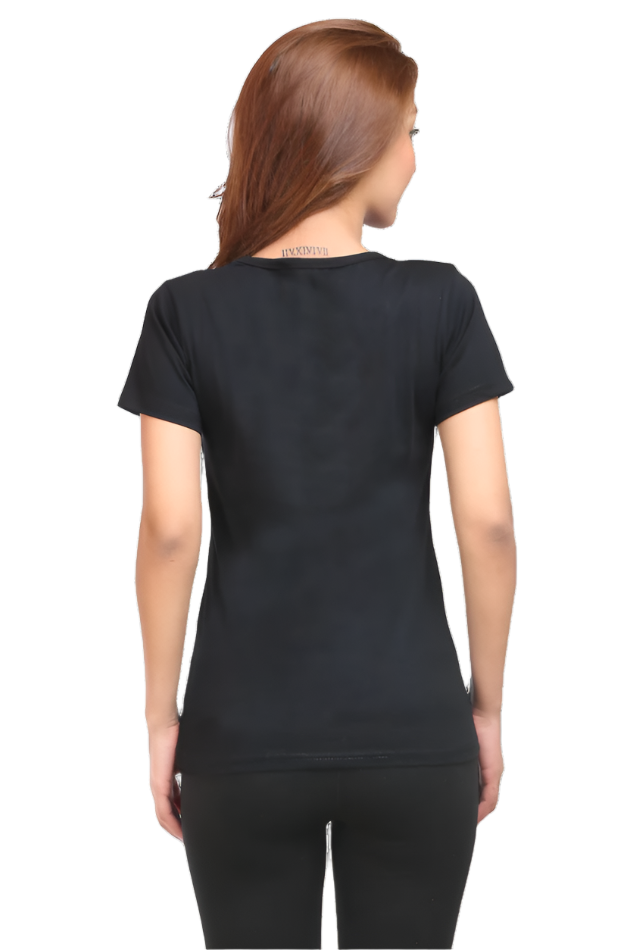 Women’s Round Neck Motivational T-Shirt – Empower Your Style - Nature