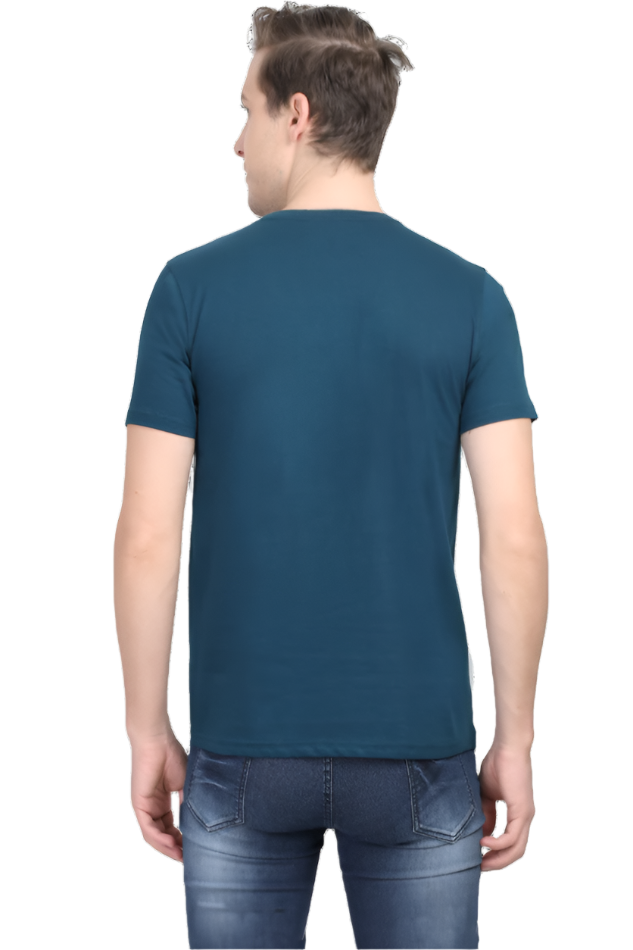 Men’s Round Neck Motivational T-Shirt – Wear Your Inspiration - Crowned By Ambition