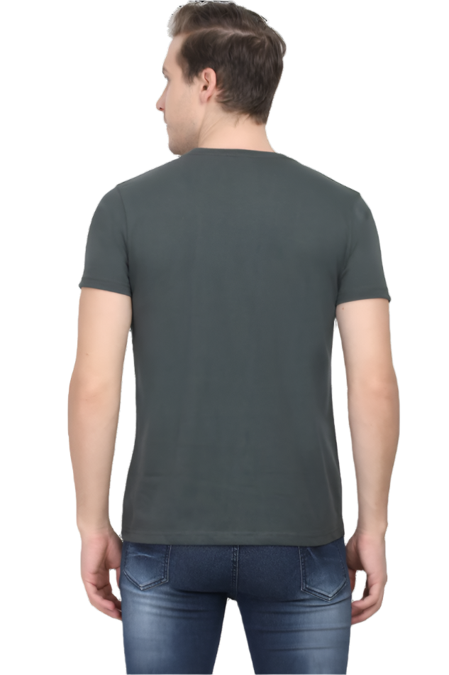 Men’s Round Neck Motivational T-Shirt – Wear Your Inspiration - First Step