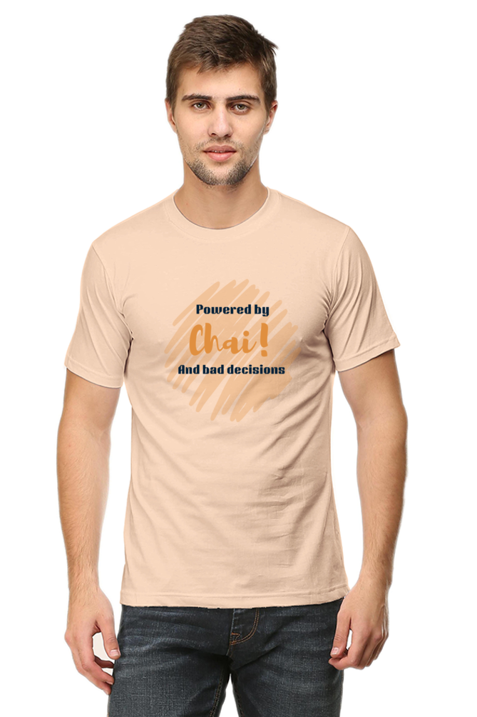 Men’s Round Neck Graphic T-Shirt – Chai Lovers - Powered by Chai