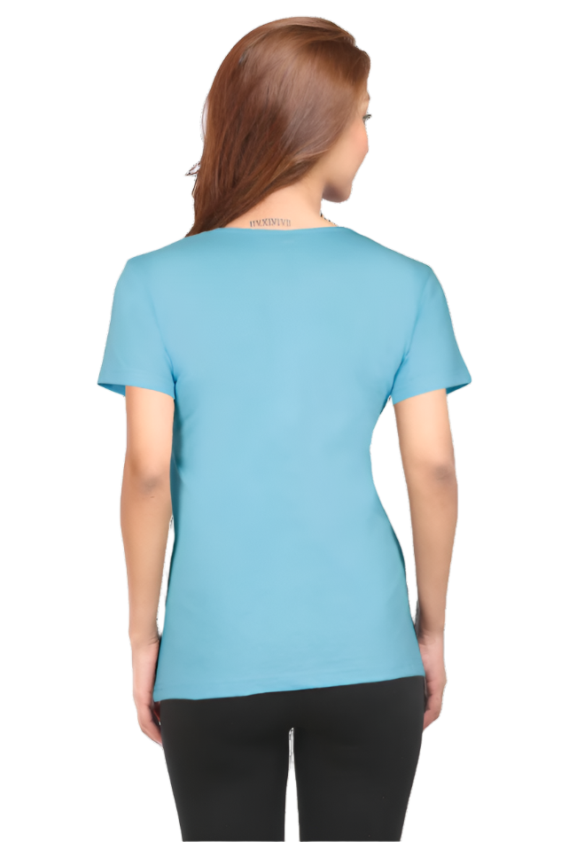 Women’s Round Neck Graphic T-Shirt – Fun, Fashion, and Comfort - Sea Food