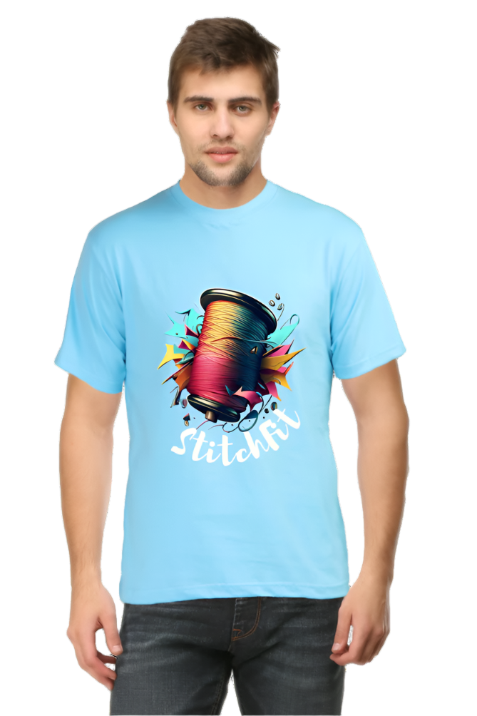 Men's Round Neck Graphic T-Shirt – Fun, Fashion, and Comfort